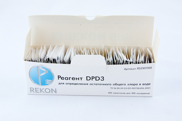 Реагент DPD 3 для определения общего хлора в воде