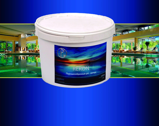 Регулятор рН минус REKON порошок 5 кг для бассейна